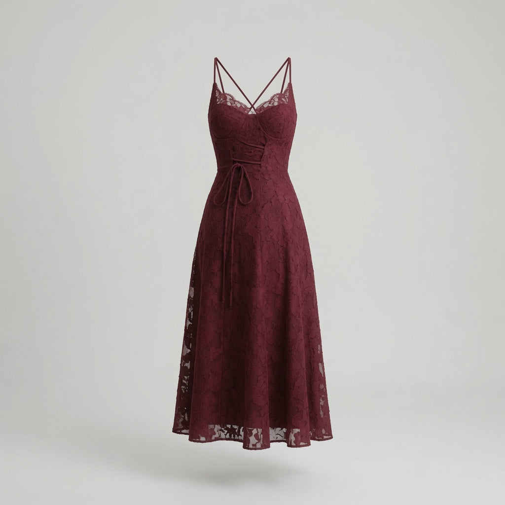 Livia — Vestito Maxi Halter Floreale