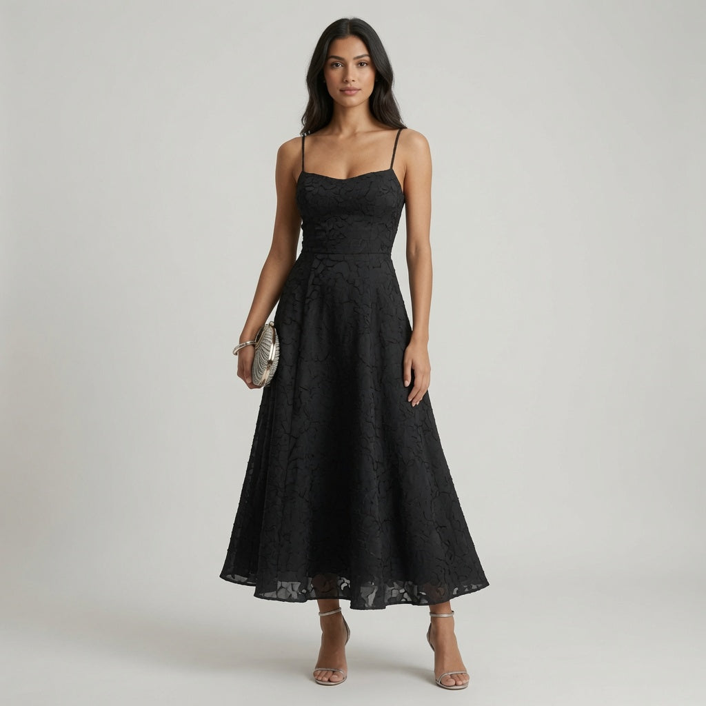 Livia — Vestito Maxi Halter Floreale